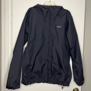 Patagonia Men’s XL Black Rain Jacket Torrentshell 3L